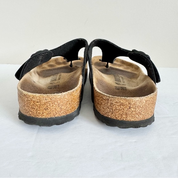 Birkenstock Gizeh Sandals Womens Size 41 Size 10-10.5 Black Birko-Flor T Strap - Picture 13 of 16